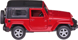 Машинка MSZ Jeep Wrangler металлическая, 1:43, цвет красный, с инерционным механизмом