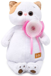 Мягкая игрушка Budi Basa Кошка Ли-Ли с цветком 24 см