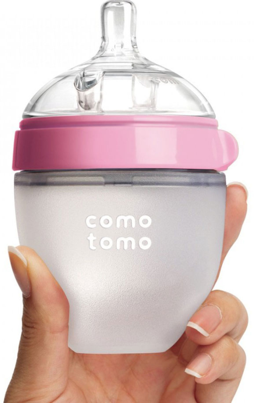 Бутылочка Comotomo Natural Feel Baby Bottle 150 мл розовый