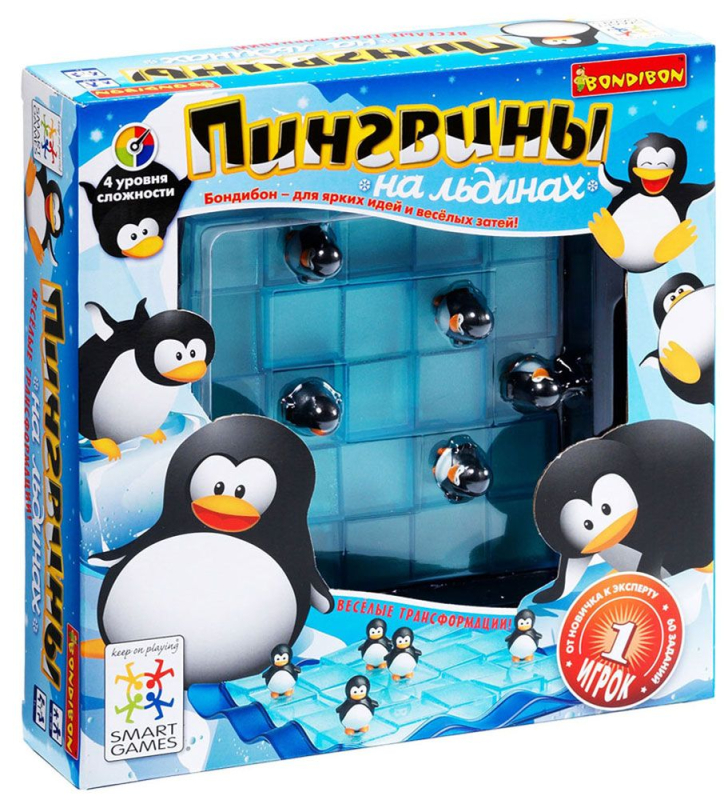 Логическая игра "Пингвины на льдинах"