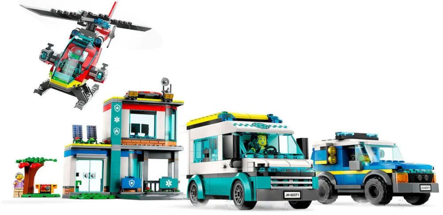Конструктор Lego City Штаб аварийных транспортных средств