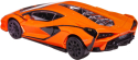 Машина металлическая scale Lamborghini Sian Rastar, масштаб 1:43, оранжевая