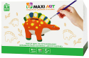 Набор для Раскрашивания Maxi Art Керамическая копилка Динозаврик 11 см
