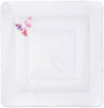 Конверт-одеяло на выписку Luxury Baby Принцесса фламинго белое, принт без кружева белый
