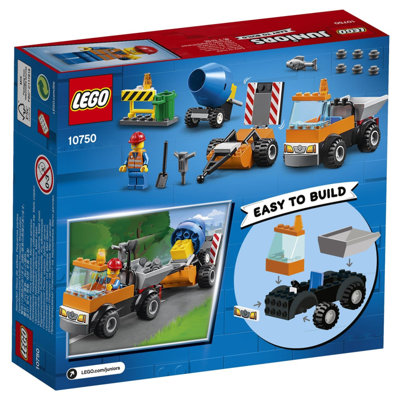 Констурктор Lego Juniors Грузовик дорожной службы 10750