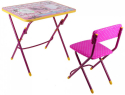Комплект Nika стол + стул Маша и медведь КУ1/3 60x45 см азбука 3
