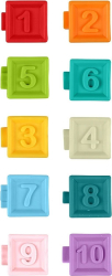 Набор кубиков Huanger 10 шт Цифры 