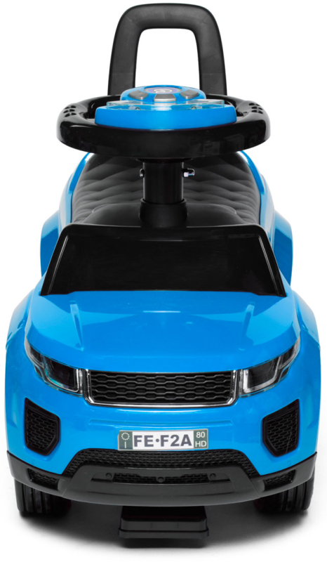 Каталка детская Babycare Sport car 613W кожаное сиденье, резиновые колёса, синий