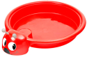 Игрушка Песочница-бассейн Божья Коровка с крышкой красный