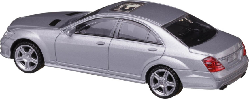 Машина металлическая Mercedes S 63 AMG, масштаб 1:43, серебряная