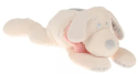 Мягкая игрушка Lapkin Собака белый, розовый 45 см