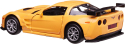 Машина металлическая Chevrolet Corvette C6-R RMZ City, жёлтая, масштаб 1:32