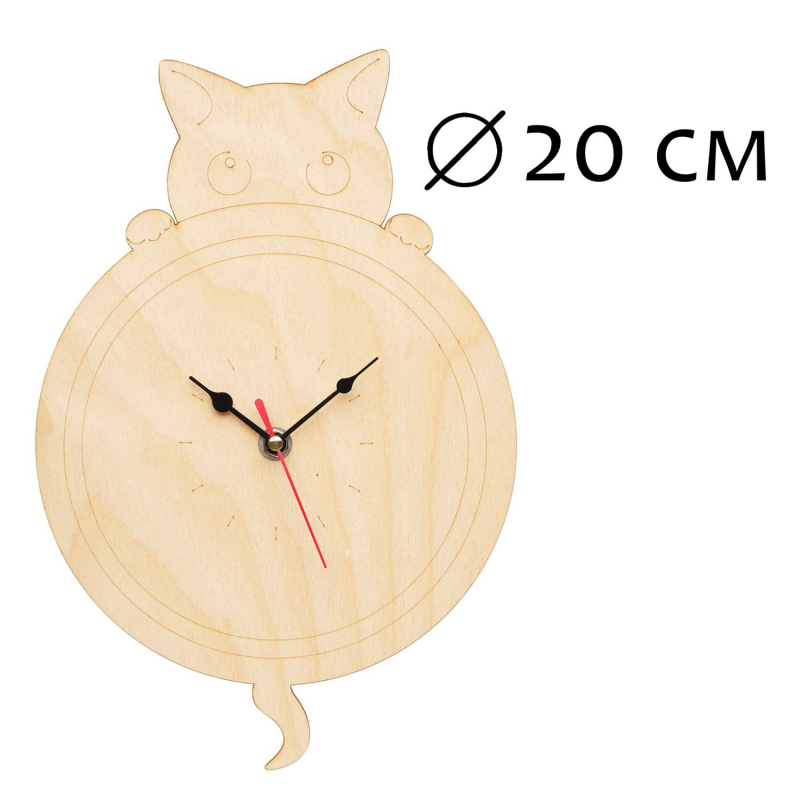 Набор для творчества Magic Moments CL-4 часы котик