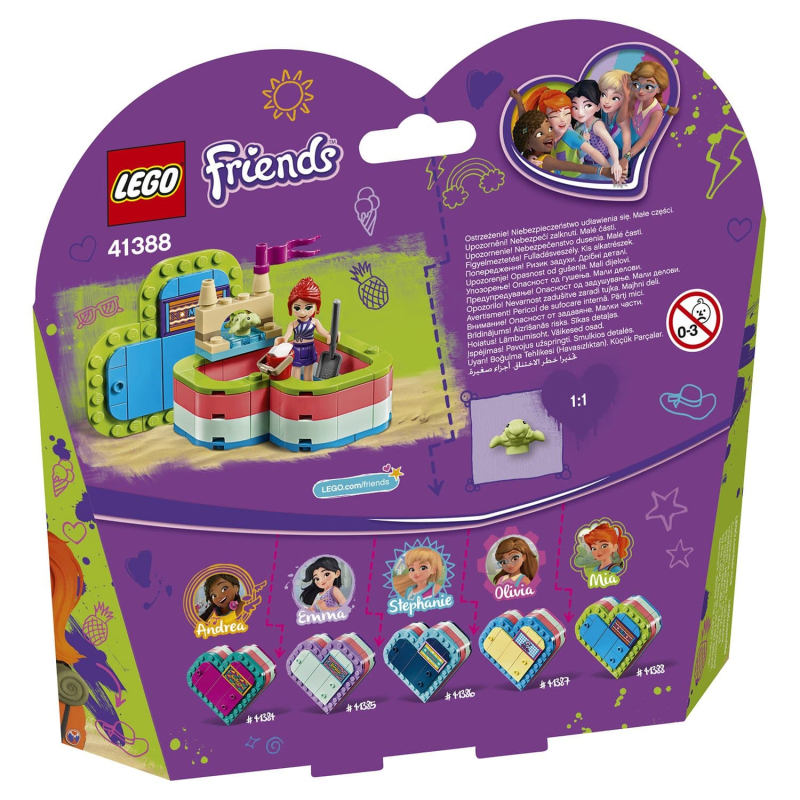Конструктор LEGO Friends 41388 Летняя шкатулка-сердечко для Мии