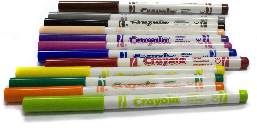 Cмываемые фломастеры пастельных цветов Super Tips Crayola 12 цветов