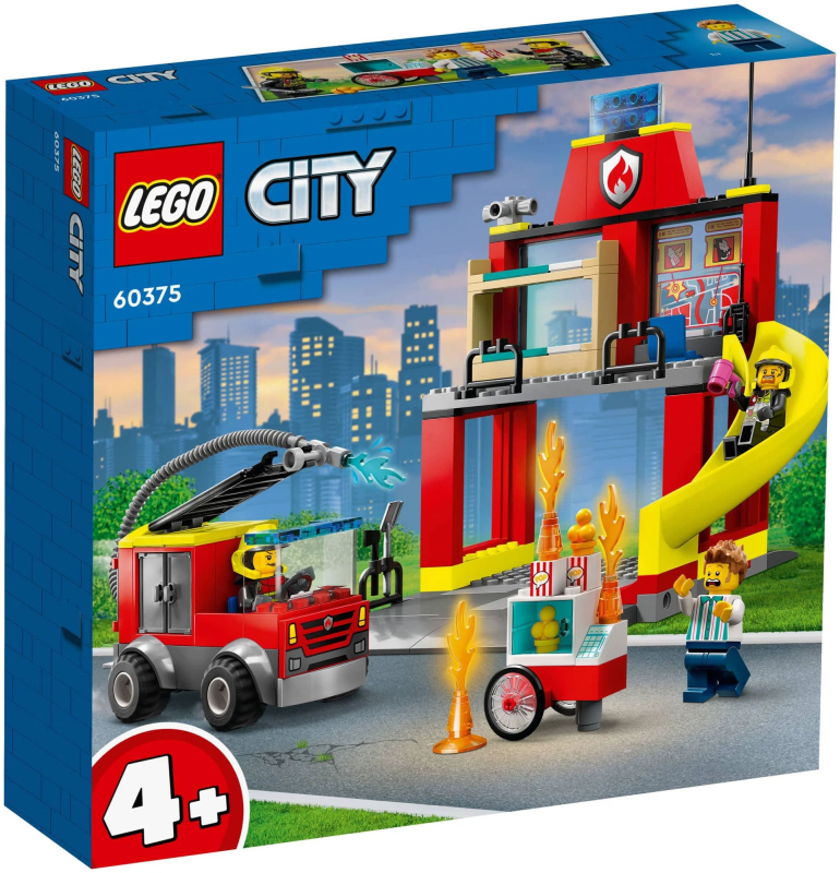 Конструктор Lego City Пожарная часть и пожарная машина