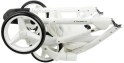 Универсальная коляска Adamex Luciano Deluxe (3 в 1) белый, 100% кожа
