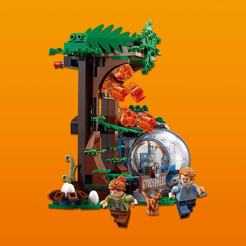 Конструктор Lego LEGO Jurassic World Побег в гиросфере от карнотавра 75929