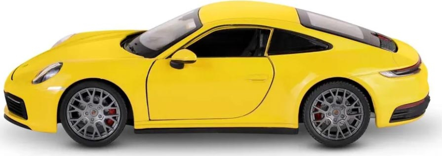 Машинка Welly Porsche 911 Carrera S4, 1:24, жёлтая