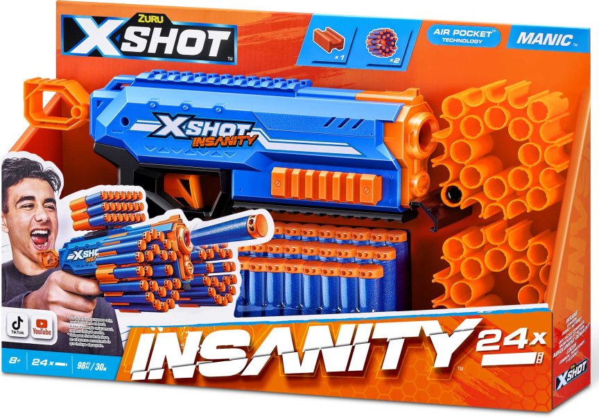 Игровой набор Бластер Zuru X-Shot Insanity Manic