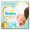 Подгузники Pampers Premium Care Newborn 2-5 кг 72 штуки
