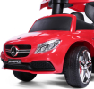 Каталка детская Mercedes-Benz AMG C63 Coupe Babycare, кожаное сиденье, резиновые колёса, красная