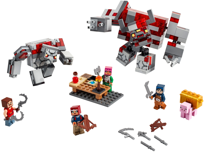 Конструктор LEGO Minecraft 21163 Битва за красную пыль