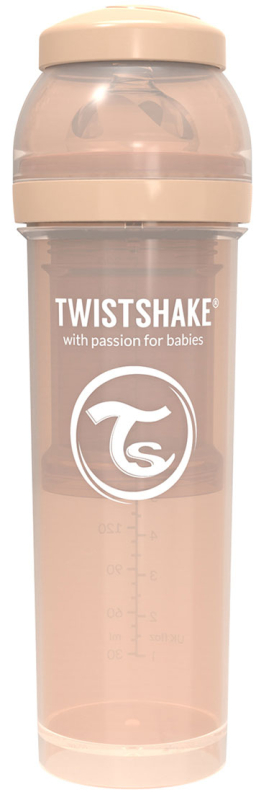 Антиколиковая бутылочка Twistshake 330 мл Pastel Beige