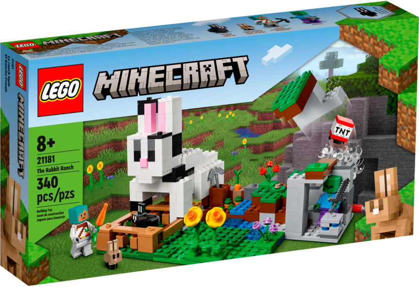 Конструктор Lego Minecraft 21181 Кроличье ранчо