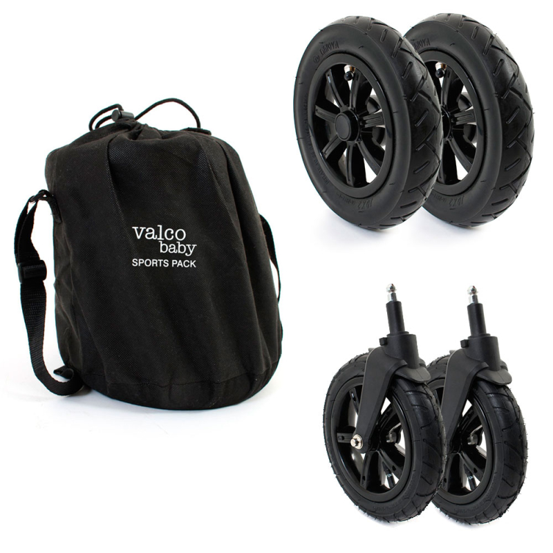Комплект надувных колёс Valco Baby Sport Pack для Snap 4, Snap 4 Ultra, Snap Duo Black