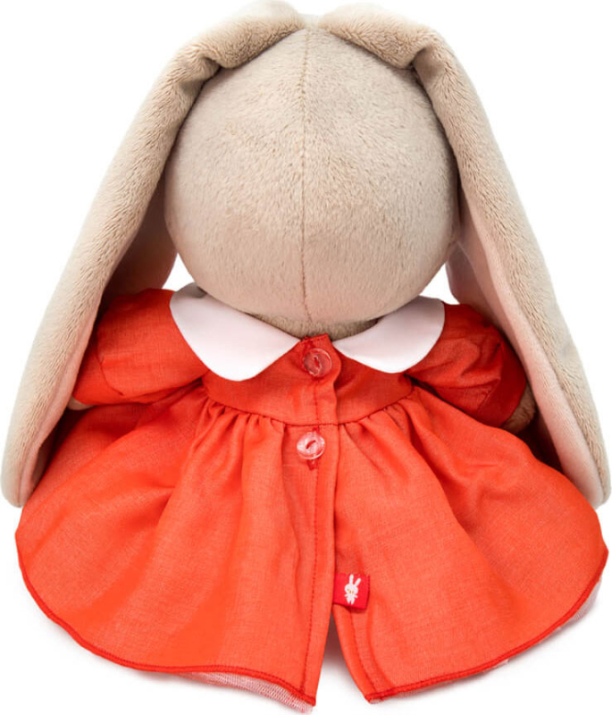 Игрушка мягконабивная  Зайка Ми в коралловом платье Budi Basa, 18 см