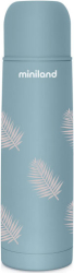 Детский Miniland термос для жидкостей Terra Thermos 500 мл, бирюзовый, пальмы