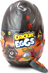 Игрушка мягконабивная динозавр Crackin'Eggs в мини яйце, Серия Лава, 12 см