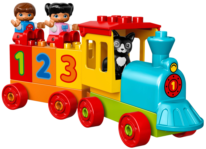 Конструктор LEGO DUPLO 10847 Поезд Считай и играй