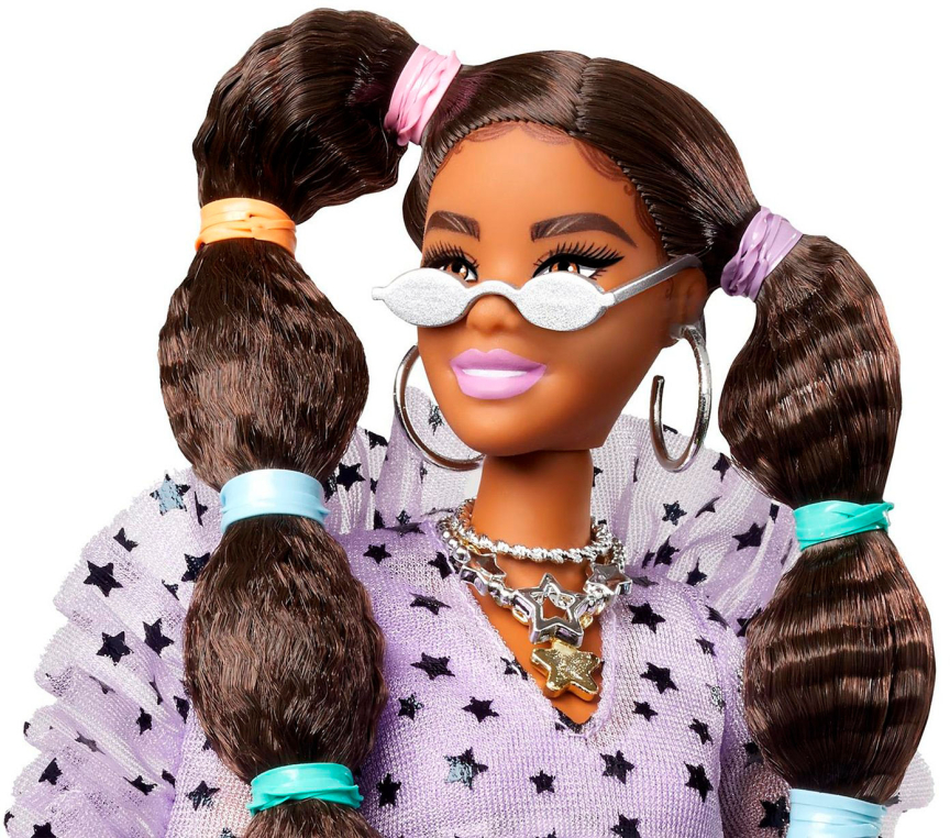 Кукла Barbie Экстра с переплетенными резинками хвостиками