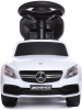 Каталка детская Mercedes-Benz AMG C63 Coupe Babycare, кожаное сиденье, резиновые колёса, белая