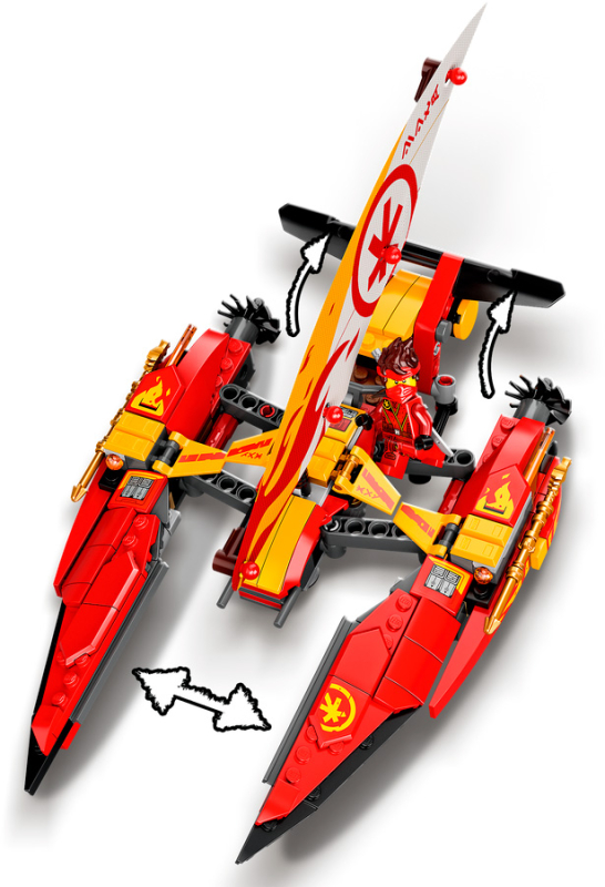 Конструктор Lego Ninjago 71748 Морская битва на катамаране