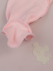 Ползунки на широкой резинке (дутыши) органик Наследник Выжанова интерлок однотонный, вышивка, розовый 62