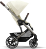 Детская коляска Balios S Lux TPE Cybex Seashell Beige с дождевиком