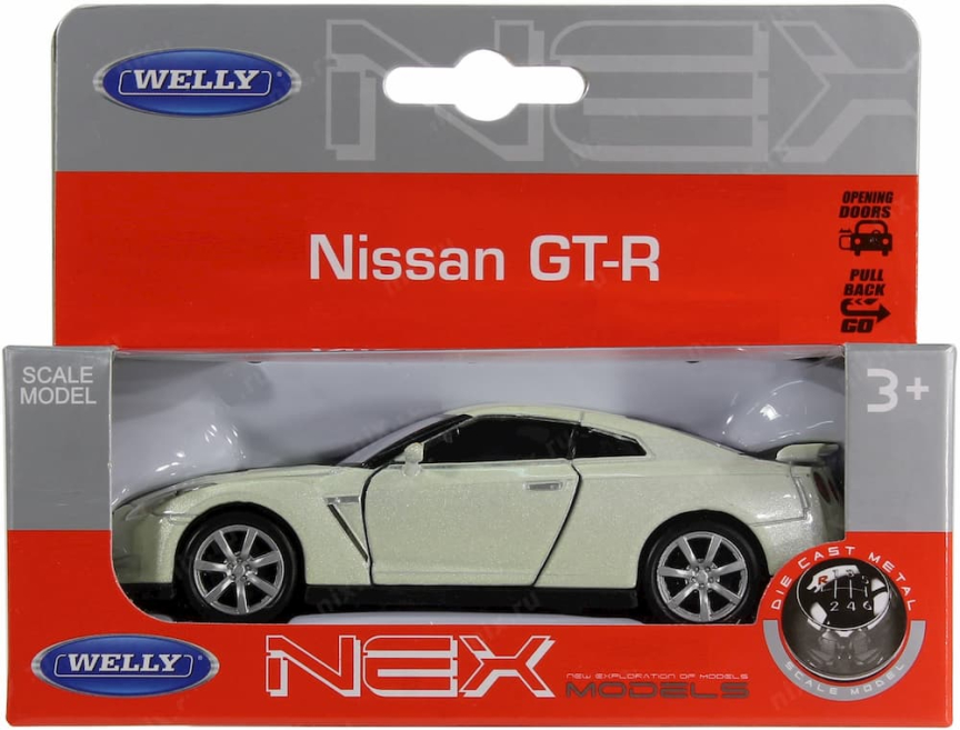 Модель машины 1:34-39 Nissan GTR