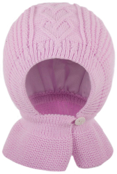 Головной убор детский Чудо-Кроха шлем Cb-24 розовый 38-40