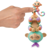 Интерактивная обезьянка Fingerlings Денни с малышом 12 см