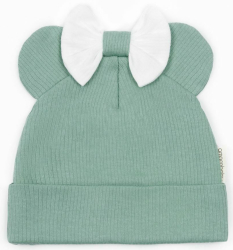 Чепчик детский Amarobaby Fashion Mini, размер 42-44, зелёный