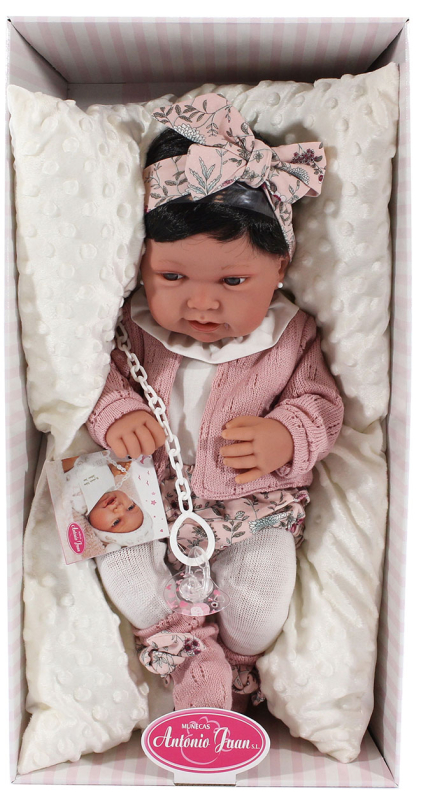 Кукла Antonio Juan Беатриц в розовом 42 см 5036P