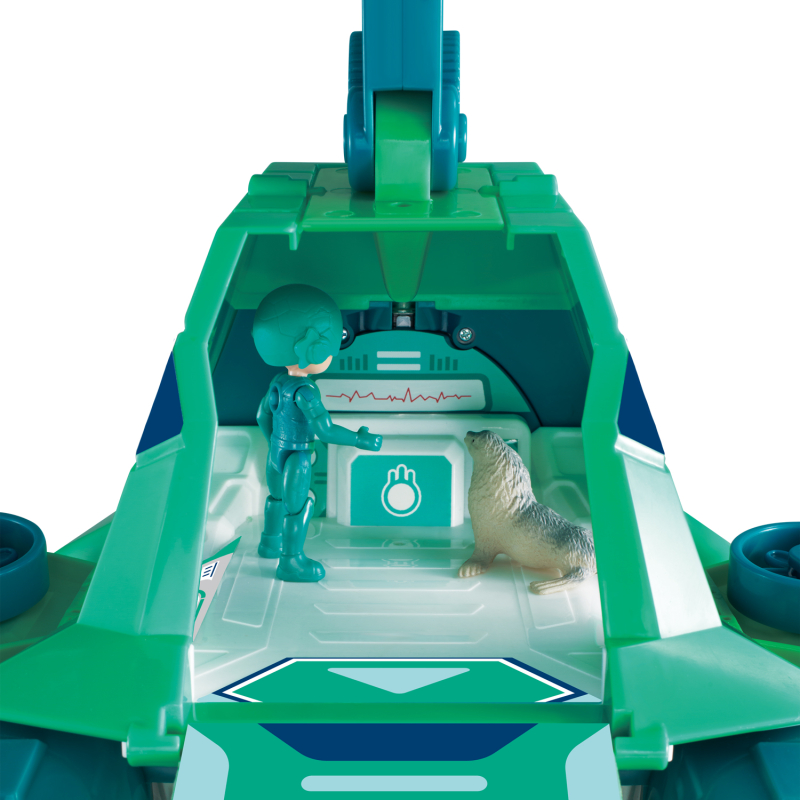 Игровой набор Petronix мега-трансформер 2в1 Шэлли и фигурка
