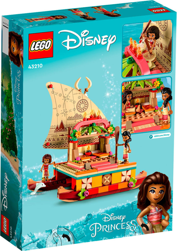 Конструктор Lego Princess Лодка-путешественник Моаны