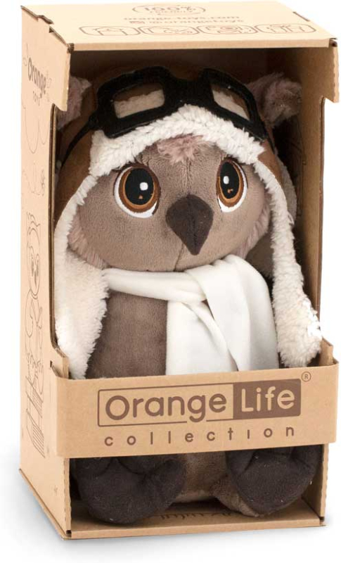 Мягкая игрушка Orange Toys Life Сова Соня: Авиатор 25 см