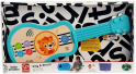 Развивающая игрушка Гавайская гитара, сенсорная, голубая, Hape