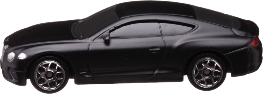 Машина металлическая The Bentley Continental GT 2018 RMZ City, без механизмов, масштаб 1:64, чёрная