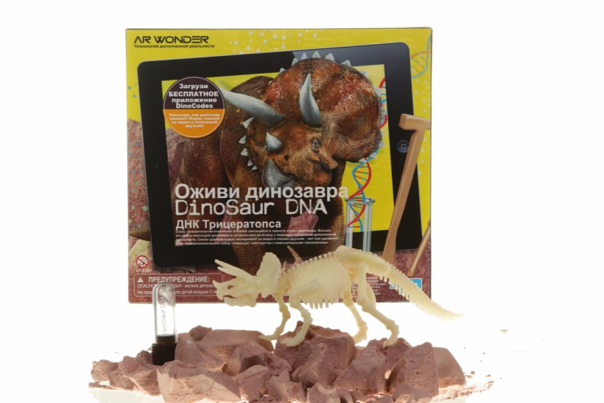 Набор "Оживи динозавра" ДНК Трицератопса